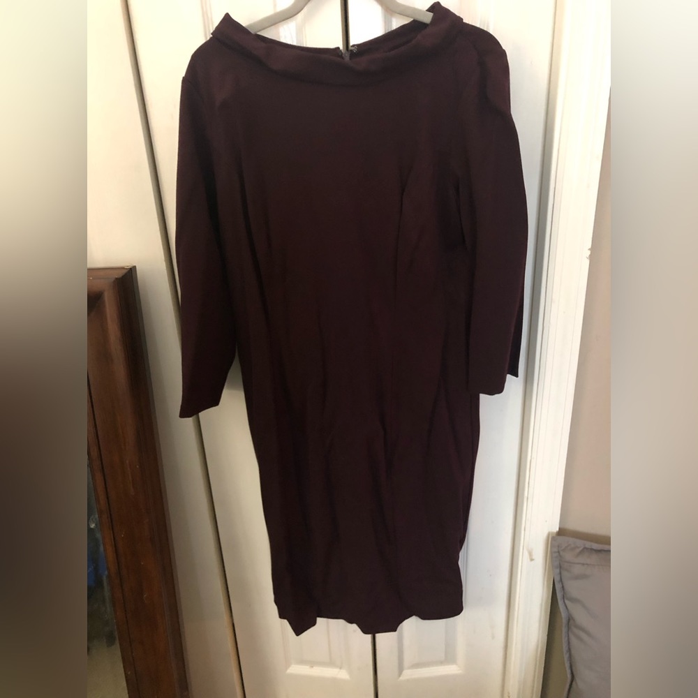 VGUC Talbots burgundy dress